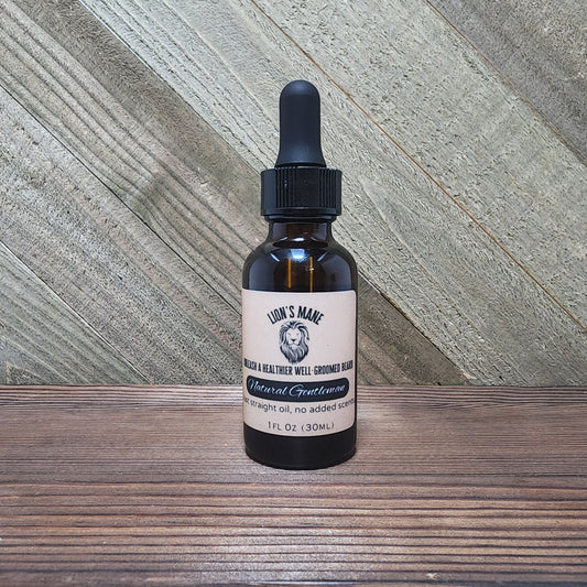 Natural Gentleman Unscented Beard Oil